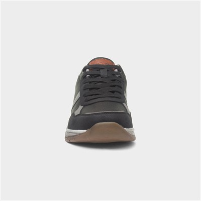 Cribden Mens Black Casual Shoe