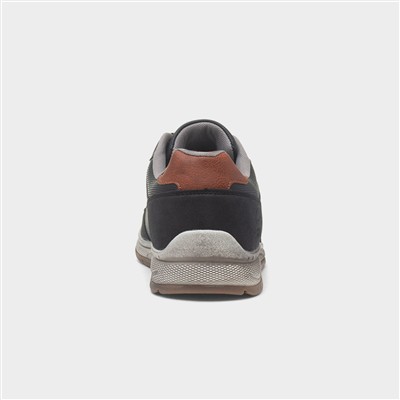 Cribden Mens Black Casual Shoe