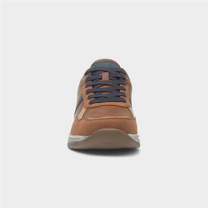 Cribden Mens Tan Black Casual Shoe