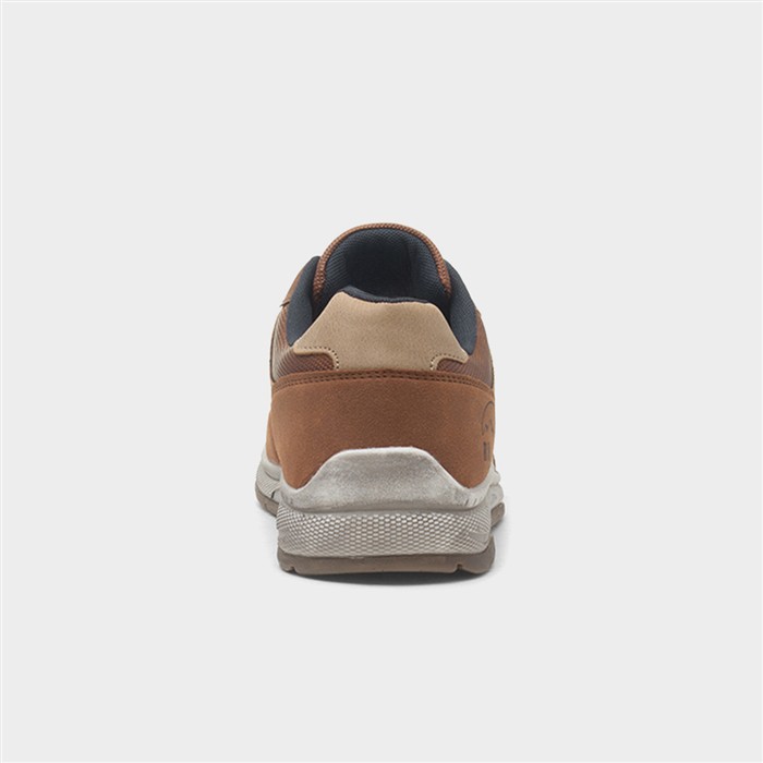 Cribden Mens Tan Black Casual Shoe