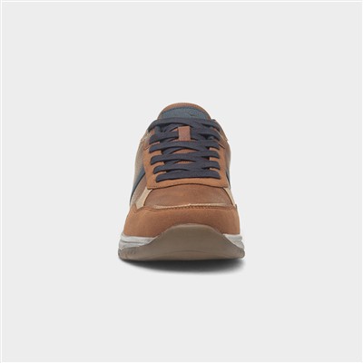 Cribden Tan Black Casual Shoe