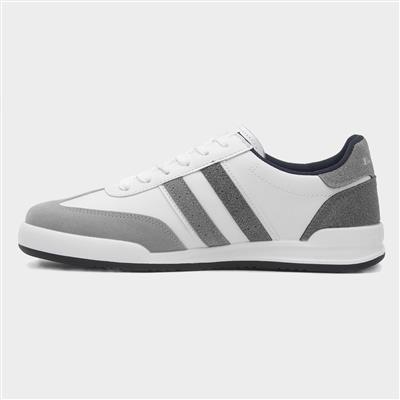 Sokka Mens White Casual Shoe