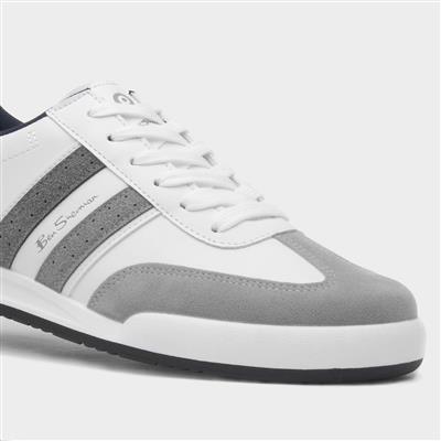 Sokka Mens White Casual Shoe