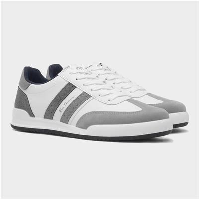 Sokka Mens White Casual Shoe