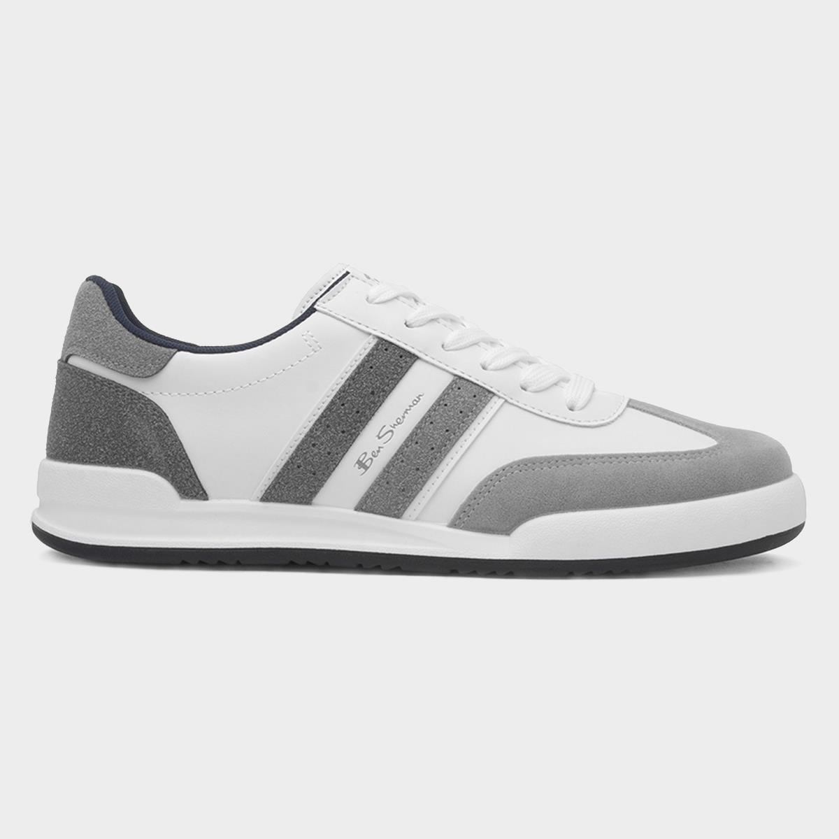 Sokka Mens White Casual Shoe