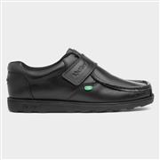 Kickers Fragma Mens Black Leather Easy Fasten Shoe (Click For Details)