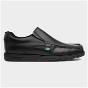 Kickers Fragma Mens Black Slip On Leather Shoe (Click For Details)