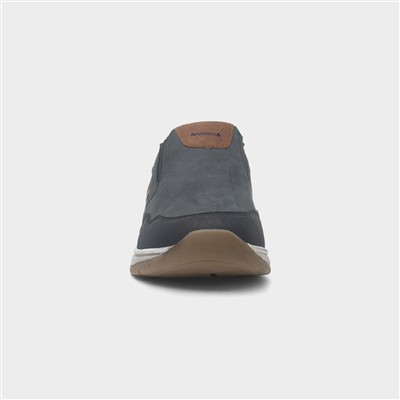 Hailstorm Mens Navy Slip On Shoe