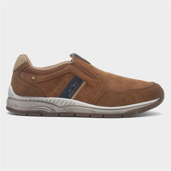 Hailstorm Mens Tan Slip On Shoe