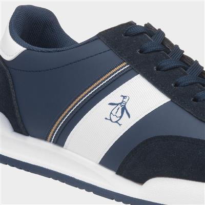 Gaz Mens Navy Casual Shoe