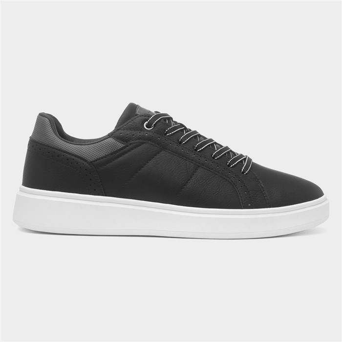 Tandle Mens Black Lace Up Shoe