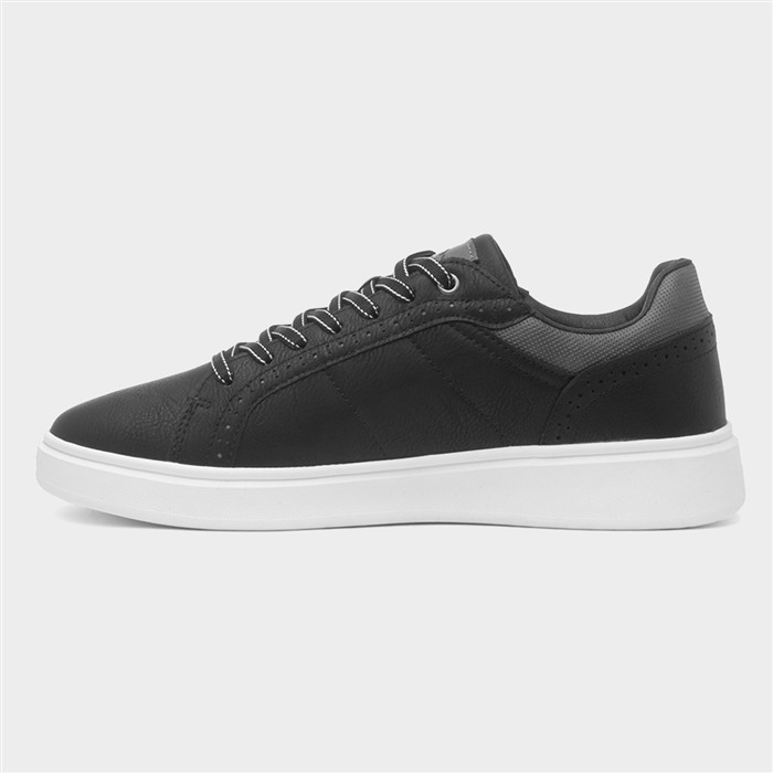 Tandle Mens Black Lace Up Shoe