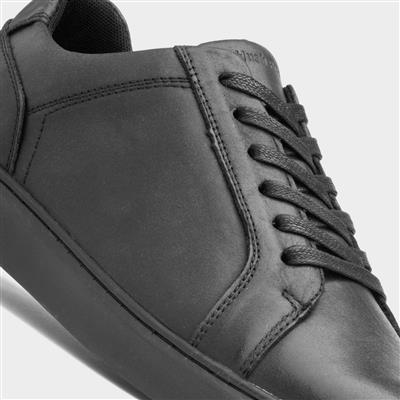 Madden Mens Black Leather Shoe