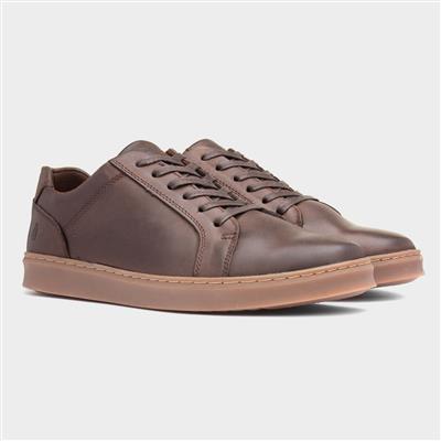 Madden Mens Coffee Leather Shoe