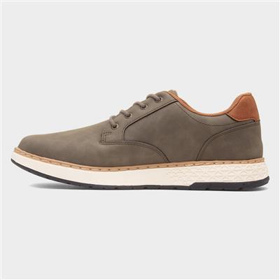 Garlan Pryor Mens Olive Waterproof Shoe