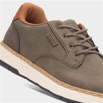 Garlan Pryor Mens Olive Waterproof Shoe