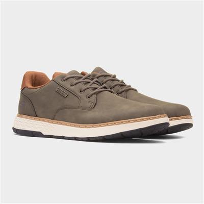 Garlan Pryor Mens Olive Waterproof Shoe