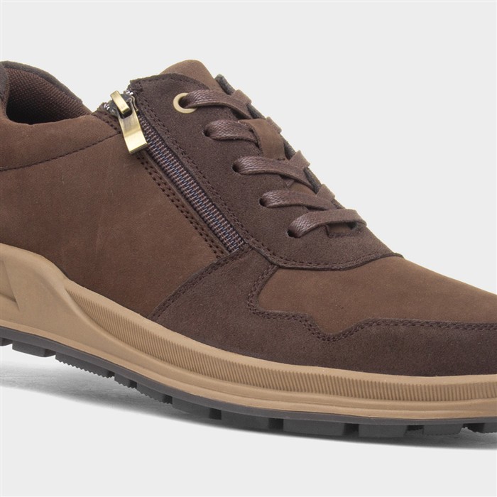 Alexander Mens Brown Leather Shoe