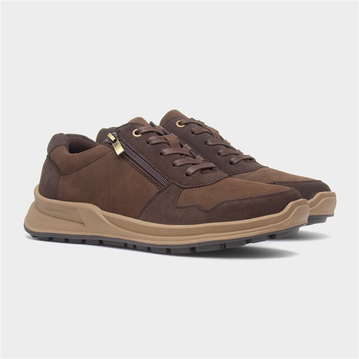 Alexander Mens Brown Leather Shoe