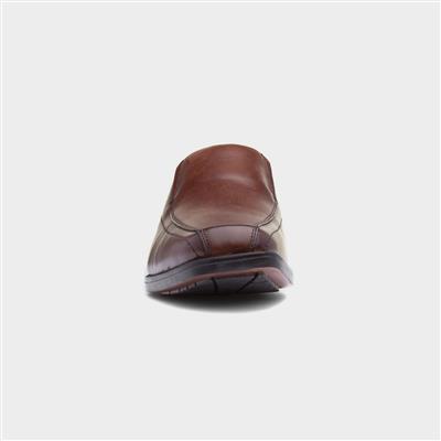 Brody Mens Chocolate Leather Shoe