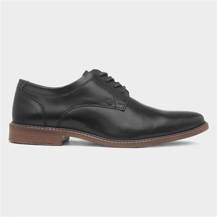 Pethick Mens Black Leather Shoe