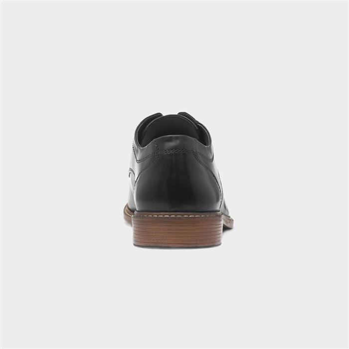 Pethick Mens Black Leather Shoe