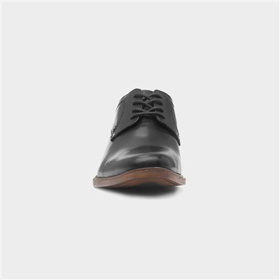 Pethick Mens Black Leather Shoe