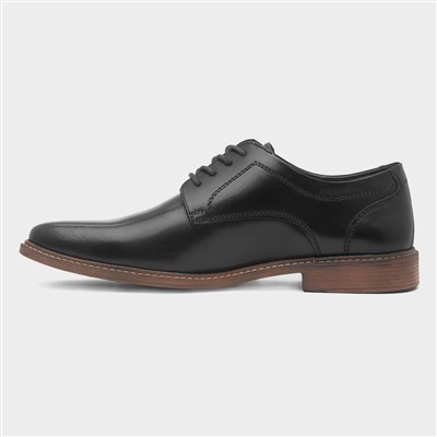 Pethick Mens Black Leather Shoe