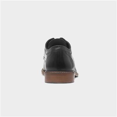 Pethick Mens Black Leather Shoe