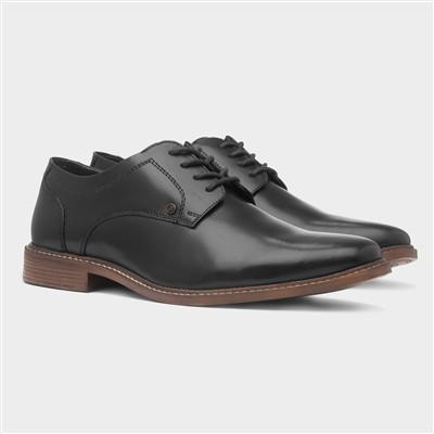 Pethick Mens Black Leather Shoe