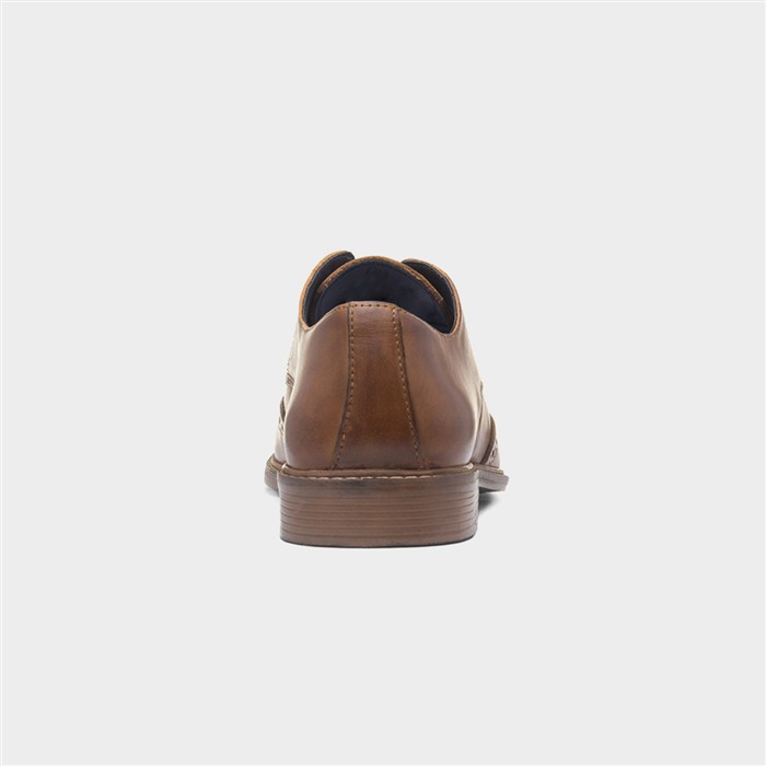 Andy Mens Tan Leather Brogue Shoe