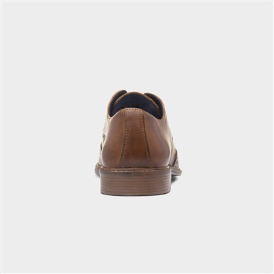 Andy Mens Tan Leather Brogue Shoe