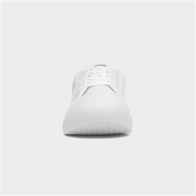 Spike Mens White Canvas Shoe