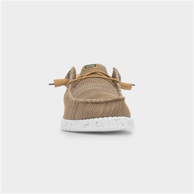 Wally Stretch Sox Mens Navy Casual Shoe