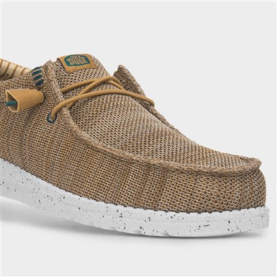 Wally Stretch Sox Mens Navy Casual Shoe