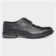 Silver Street Felix Mens Black Leather Brogue Shoe (Click For Details)