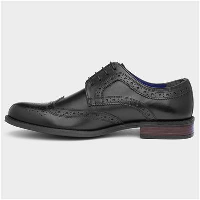 Milton Mens Brogue Leather Shoe