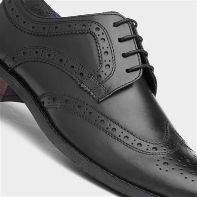 Milton Mens Brogue Leather Shoe