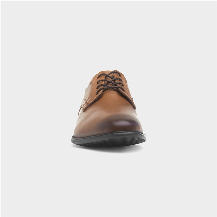 Chateau Mens Tan Leather Lace Up Shoe