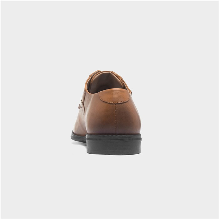 Chateau Mens Tan Leather Lace Up Shoe