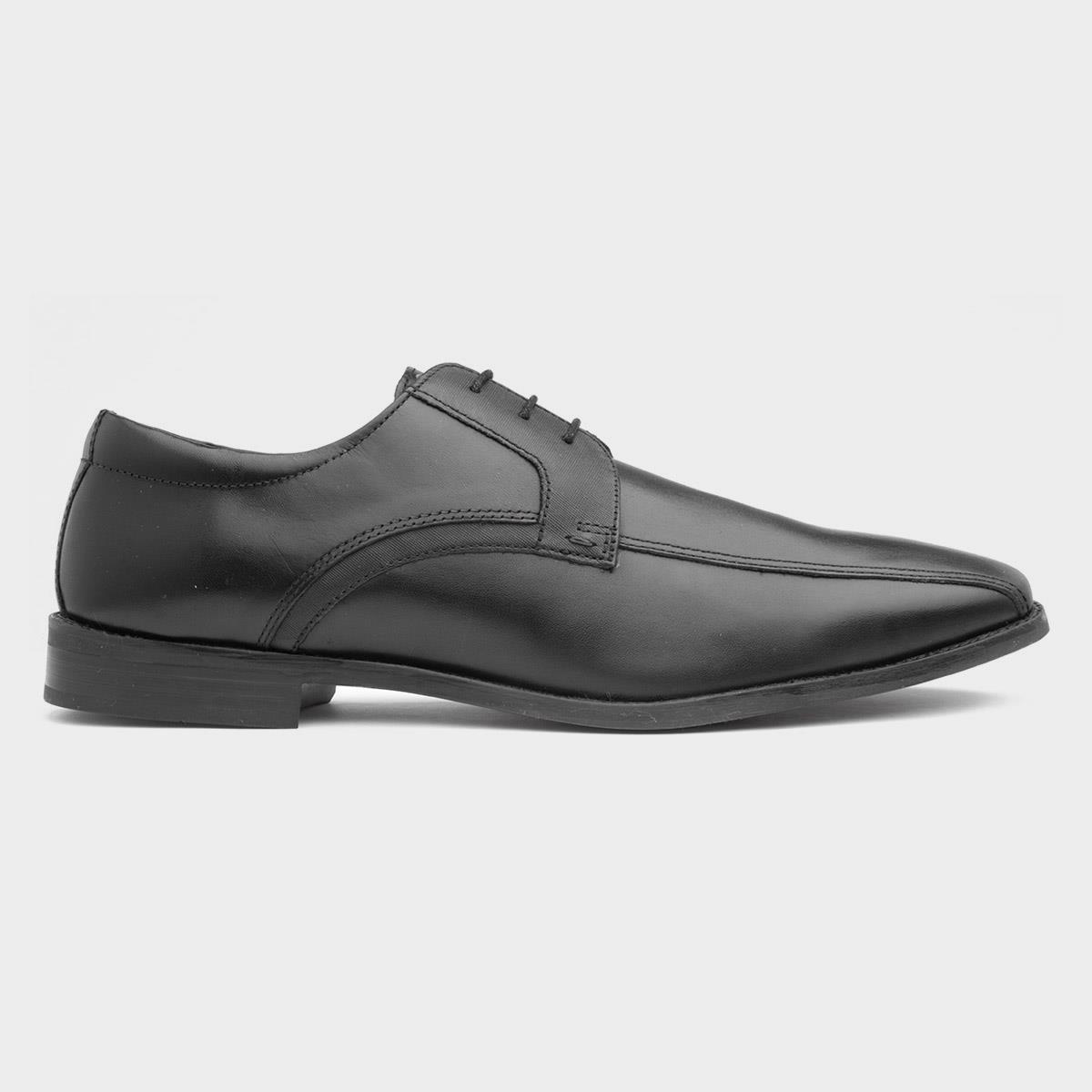 Thomas Crick Hutton Mens Black Leather Shoe-530024 | Shoe Zone