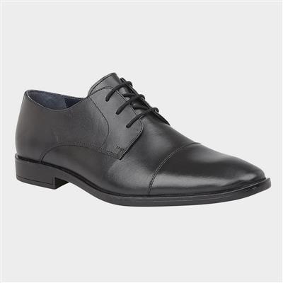 Euston Mens Black Leather Lace Up Shoe