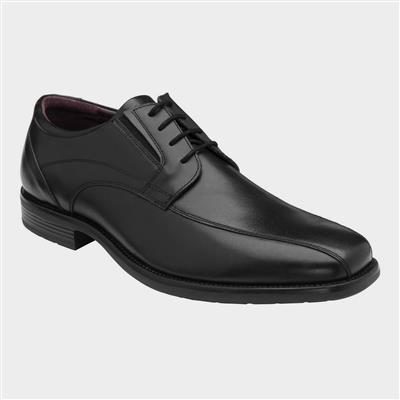Maddock Mens Black Leather Lace Up Shoe
