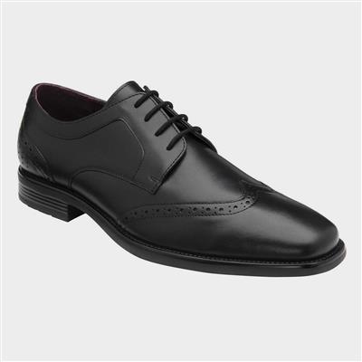 Dartford Mens Black Leather Lace Up Shoe