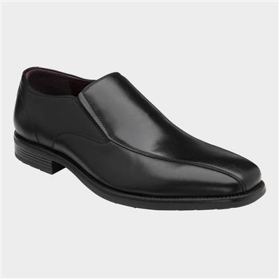 Wincanton Mens Black Leather Slip On Loafer