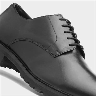 Arundel Mens Black Leather Shoe