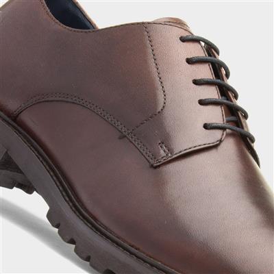 Arundel Mens Brown Leather Shoe