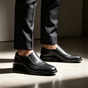 Red Level Brady Mens Black Leather Formal Shoe (Click For Details)