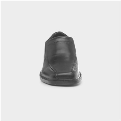 Brady Mens Black Leather Formal Shoe