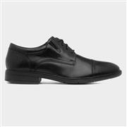 Clarks Steadwell Cap Mens Black Leather Shoe (Click For Details)
